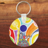 Dansen op Moonbeams Sleutelhanger (Voorkant)