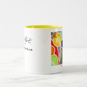 Dansen op Moonbeams Tweekleurige Koffiemok (Center)