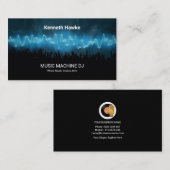 Dansen op Music Pulse Electrifying Wave DJ Visitekaartje (Voorkant / Achterkant)