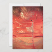 Dansen op Silver Clouds Bedankkaart (Voorkant)