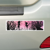 Dansen op violinmuziek bumpersticker (Op auto)