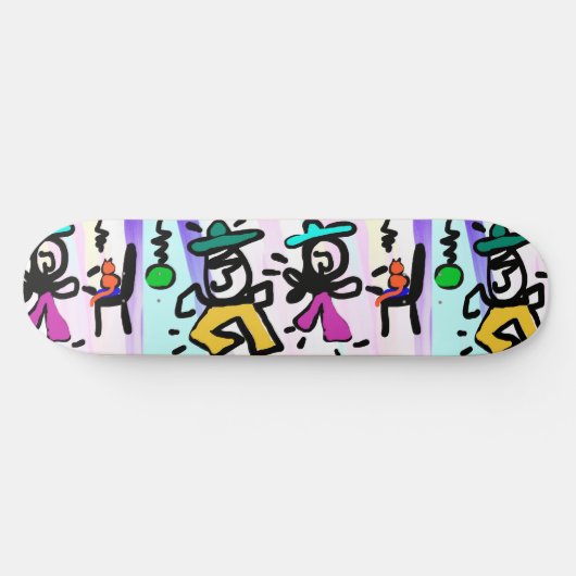 dansen persoonlijk skateboard (Horizontaal)