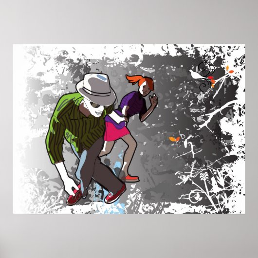 dansen poster (Voorkant)