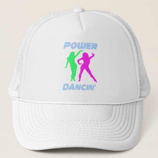 Dansen - Retro Power Dancin'Girls Trucker Pet (Voorkant)