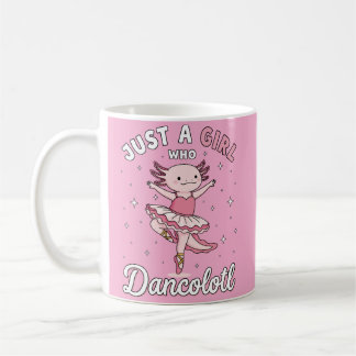Dansen Roze Axolotl in Ballet Tutu Koffiemok