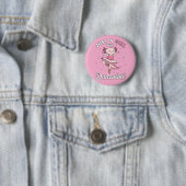 Dansen Roze Axolotl in Ballet Tutu Ronde Button 5,7 Cm (In situ)
