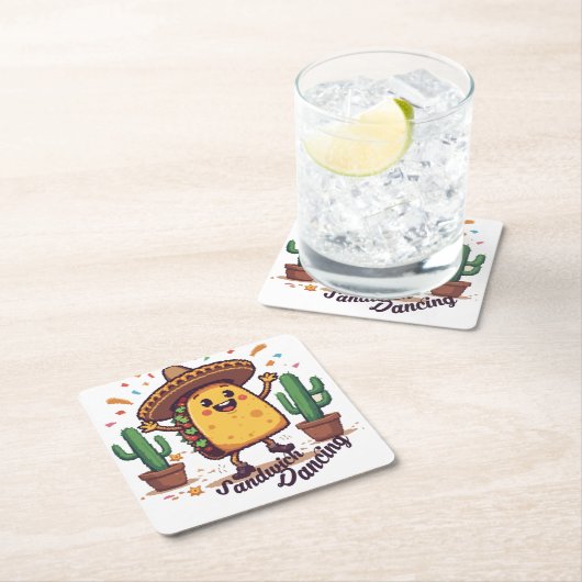 Dansen Sandwich Fiesta Kartonnen Onderzetters (Insitu)