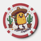 Dansen Sandwich Fiesta Poker Chips (Achterkant)