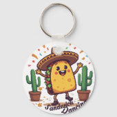 Dansen Sandwich Fiesta Sleutelhanger (Voorkant)