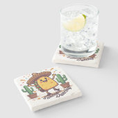 Dansen Sandwich Fiesta Stenen Onderzetter (Zijkant)