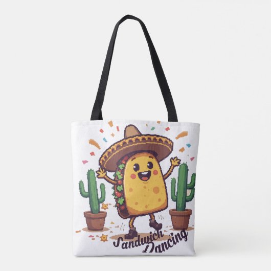 Dansen Sandwich Fiesta Tote Bag (Achterkant)