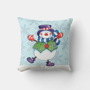 Dansen Snowman - Pillow Kussen