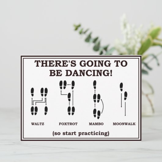 Dansen sparen de aankondiging van de bruiloft van  (Staand voorkant)