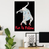 Dansen, tekst bewerken, mij volgen, Poster (Thuiskantoor)