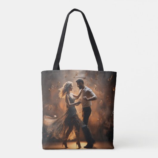 dansen tote bag (Achterkant)