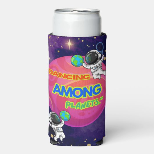 DANSEN TUSSEN PLANETEN SELTZER BLIKJESKOELER (Seltzer Voorkant)