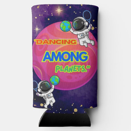 DANSEN TUSSEN PLANETEN SELTZER BLIKJESKOELER (Achterkant)