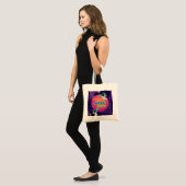 DANSEN TUSSEN PLANETEN TOTE BAG (Voorkant (model))