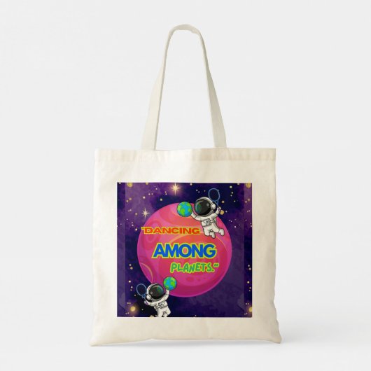 DANSEN TUSSEN PLANETEN TOTE BAG (Achterkant)