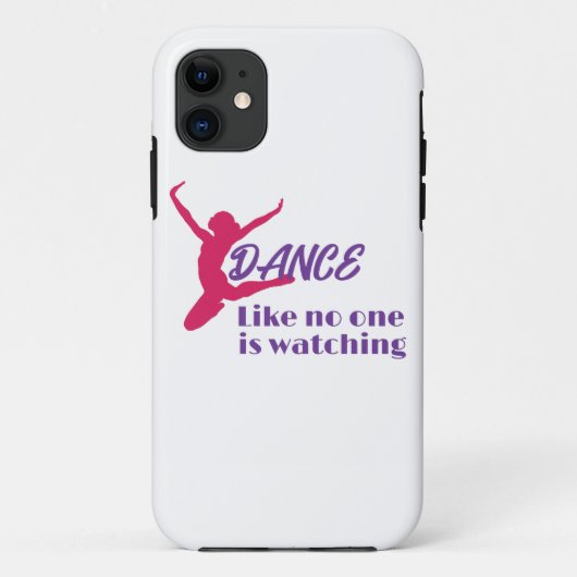 Dansen zoals niemand kijkt Case-Mate iPhone case (Achterkant)