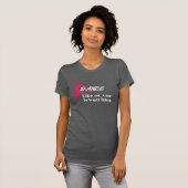 Dansen zoals niemand kijkt t-shirt (Voorkant volledig)