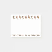 Dansend 50's Food Post-it® Notes (Voorkant)