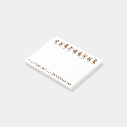 Dansend 50's Food Post-it® Notes (Schuin)