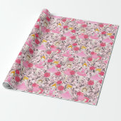 Dansend Ballerinas-wrapppapier Cadeaupapier (Uitgerold)