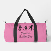 Dansend Ballet Ontwerp Duffle Bag Plunjezak (Voorkant)