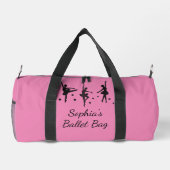 Dansend Ballet Ontwerp Duffle Bag Plunjezak (Achterkant)