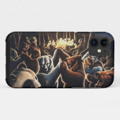 Dansend Beer IPhone 5 Hoesje Wildlife Art Beer Gif (Achterkant (horizontaal))
