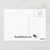 Dansend Cadeauafdrukken houden kalm en dans op des Briefkaart (Achterkant)