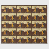 Dansend Couple Tango Dancing Cadeaupapier (Vlak)