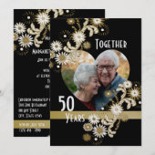 Dansend Daisies 50e Jubileum Kaart (Voorkant / Achterkant)