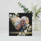 Dansend Daisies/Golden Jubileum Kaart (Staand voorkant)