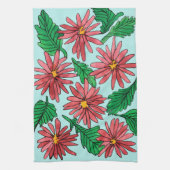 Dansend Daisies Theedoek (Verticaal)