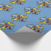 Dansend Dalas Wrapping Paper Cadeaupapier (Hoek)