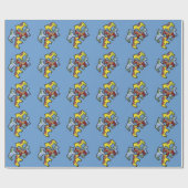 Dansend Dalas Wrapping Paper Cadeaupapier (Vlak)