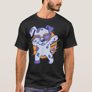 Dansend Dalmatian Dog Dancer Dance Step Puppy Pet T-shirt