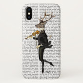 Dansend Deer met Violin Case-Mate iPhone Case (Achterkant)
