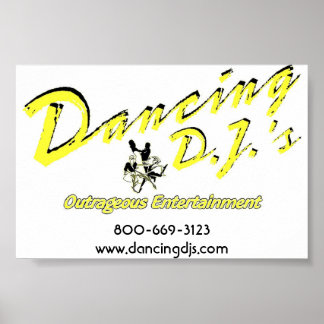 Dansend Dj poster