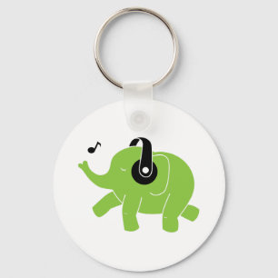 Dansend Elephant Sleutelhanger