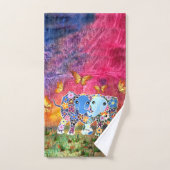 Dansend Elephants Bad Handdoek (Handdoek)