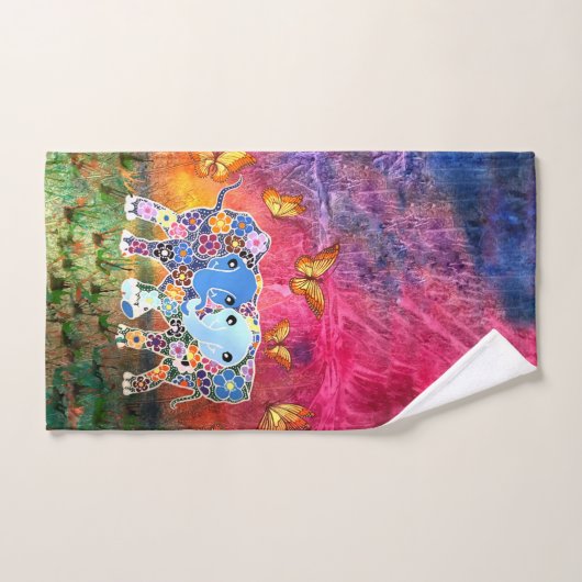 Dansend Elephants Bad Handdoek (Handdoek)