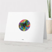 Dansend Elephants Kaart (Achterkant)