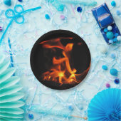 Dansend Fire 7-inch Bord papier (Feest)