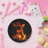 Dansend Fire 7-inch Bord papier (Feest)