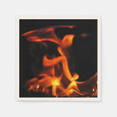 Dansend Fire Cocktail Napkins Servetten (Voorkant)
