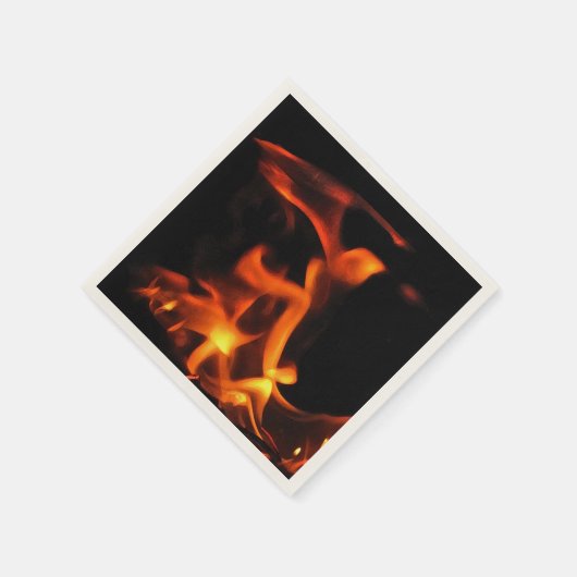 Dansend Fire Cocktail Napkins Servetten (Hoek)