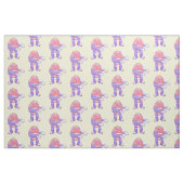 dansend flosshappy easter stof (Fat Quarter)